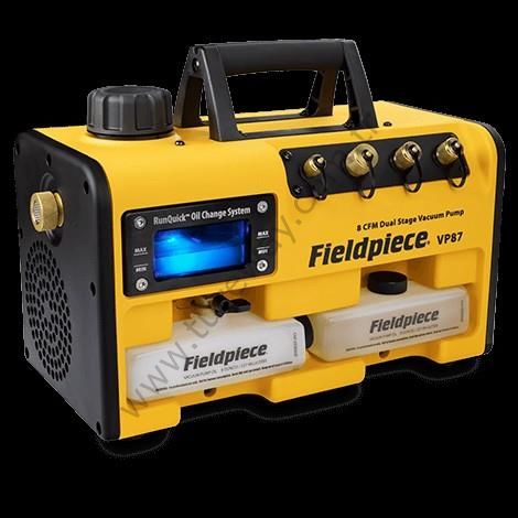 FİELDPİECE VP87EU - R32 UYUMLU VAKUM POMPALARI - 8 CFM (13,5 M3/ H) KOLAY YAĞ DEĞİŞTİRME SİSTEMLİ