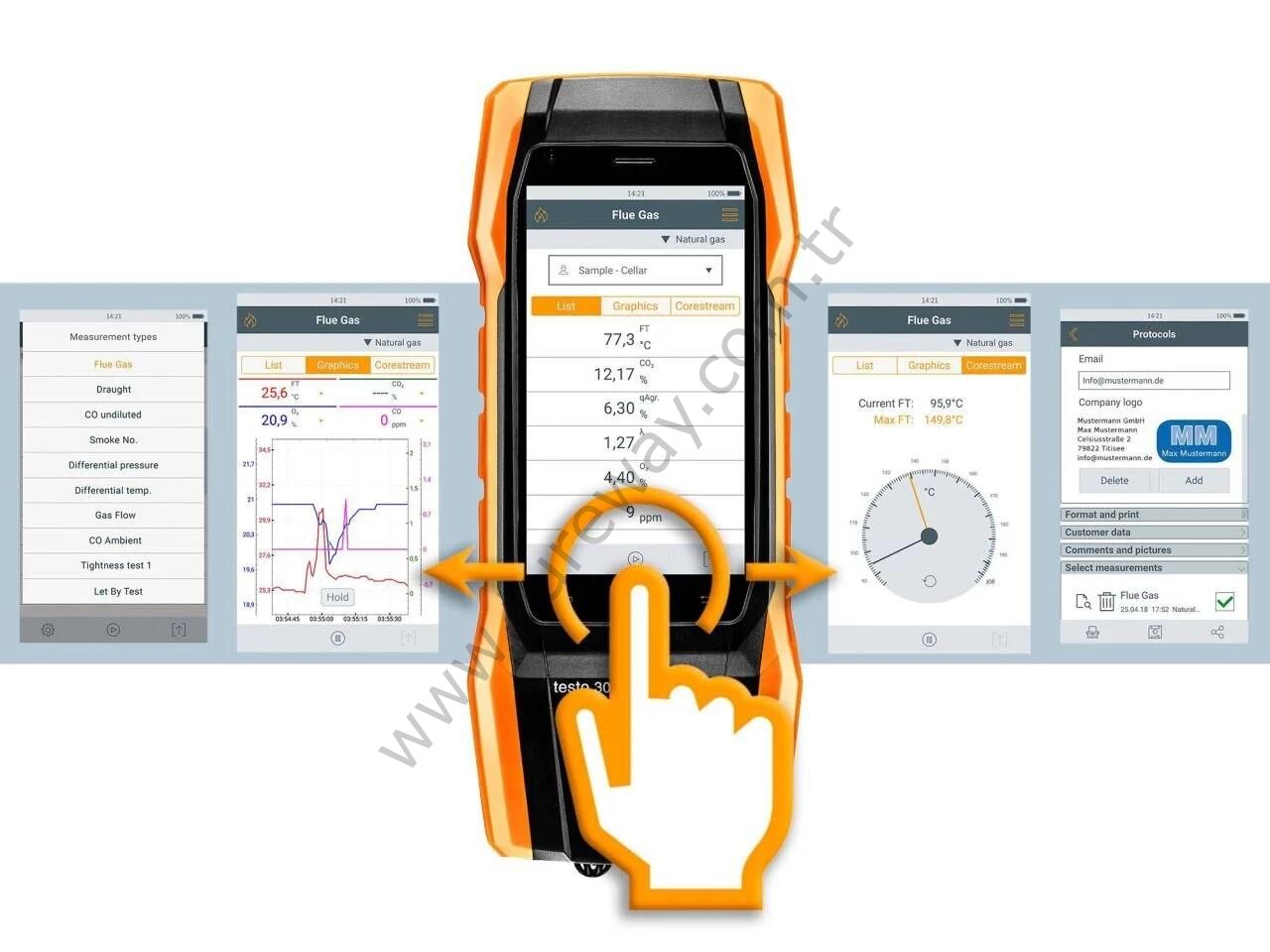 TESTO 300 SET 1 BACA GAZI ANALİZ CİHAZI