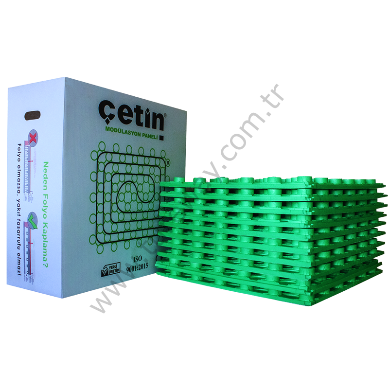 ÇETİN YEŞİL KAPLAMALI 30 DANSİTE STRAFOR 1 PK=5,1m²