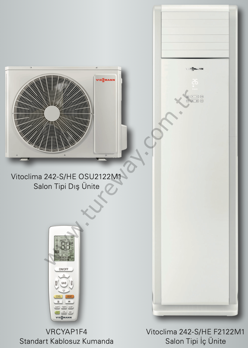 VIESSMANN SALON TİPİ KLİMA 42.000 BTU MONTAJ HARİÇ