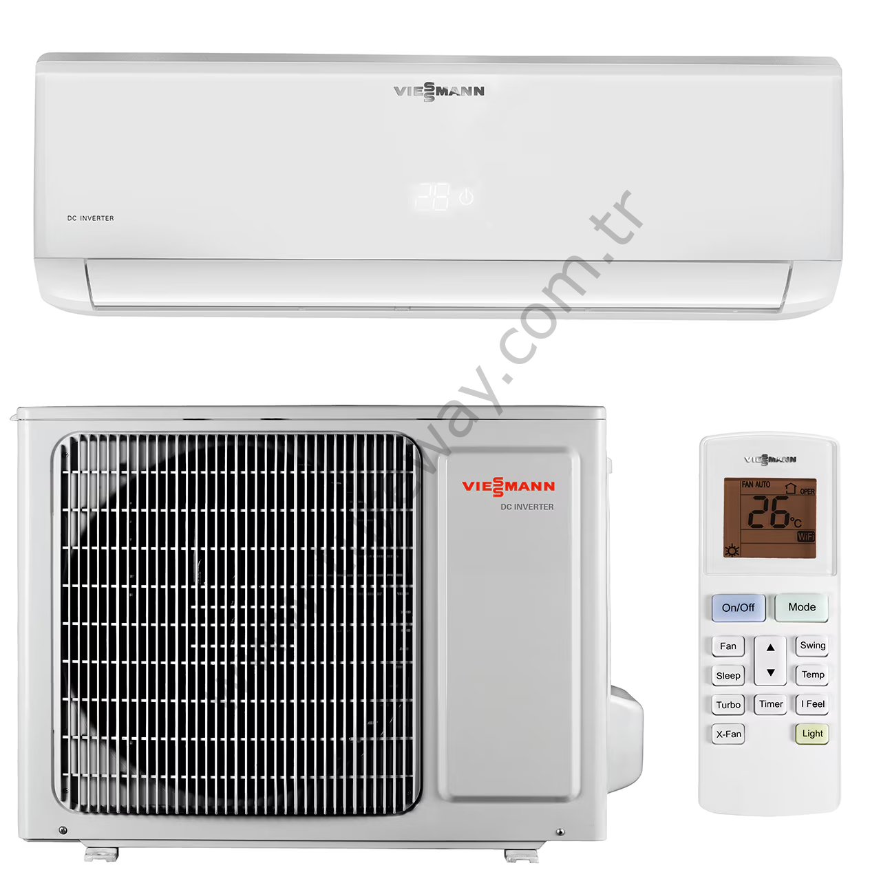 VİESSMANN 12000 BTU 2032MEN3 PRO SPLİT KLİMA TAKIM ( MONTAJ DAHİL)