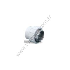 ALTI KÖŞE NİPEL 63X2 DD DİŞİ BEYAZ