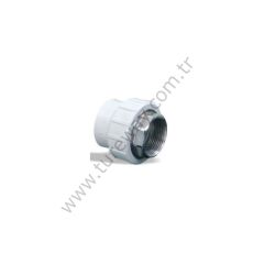 ALTI KÖŞE NİPEL 63X2 DD DİŞİ BEYAZ