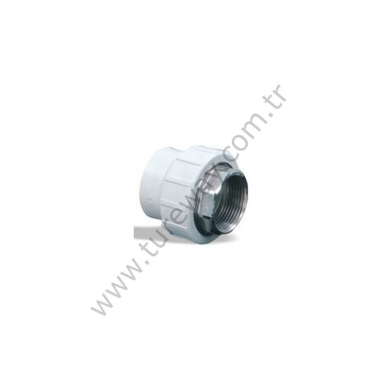 ALTI KÖŞE NİPEL 50X1-1/2 DİŞİ BEYAZ