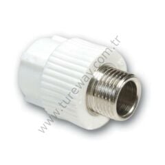 KALDE PPRC ERKEK NİPEL 25 X 3/4 BEYAZ
