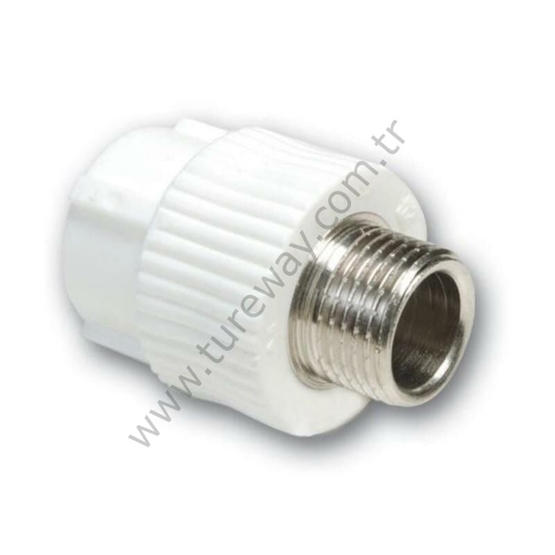 PPRC YUVARLAK NİPEL ERKEK 20X3/4 BEYAZ
