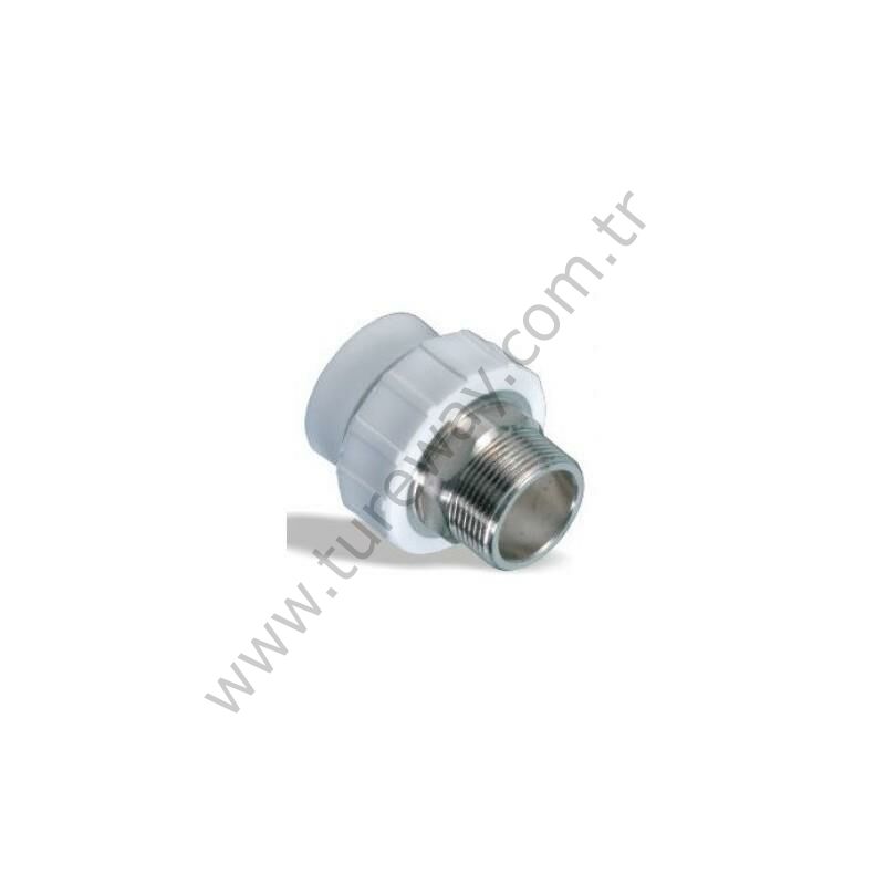 ALTI KÖŞE NİPEL 50X1-1/2 DD ERKEK BEYAZ