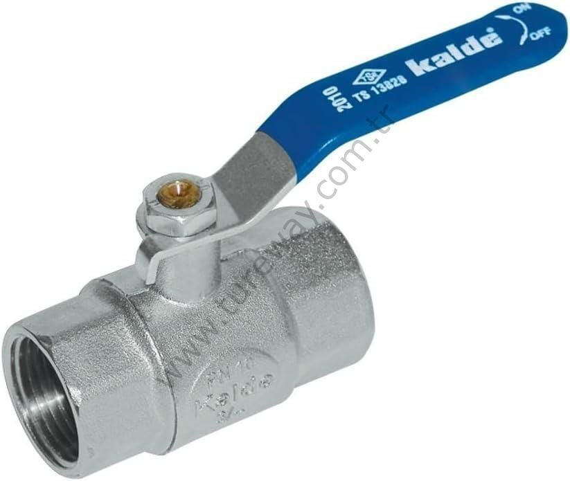 SANAYİ TİPİ SU VANASI 1/2''  MAVİ PN25 TS 13547