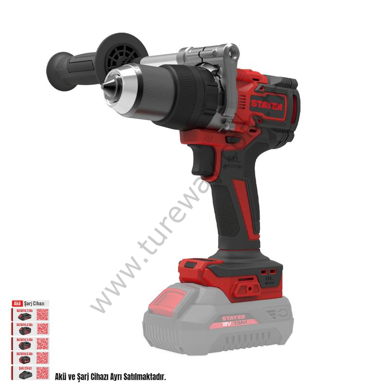 KÖMÜRSÜZ AKÜLÜ VİDALAMA 18V Lİ-İON 2.0AH/6.0AH