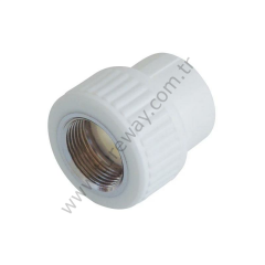 KALDE PPRC DİŞİ NİPEL 25 X 1/2 BEYAZ