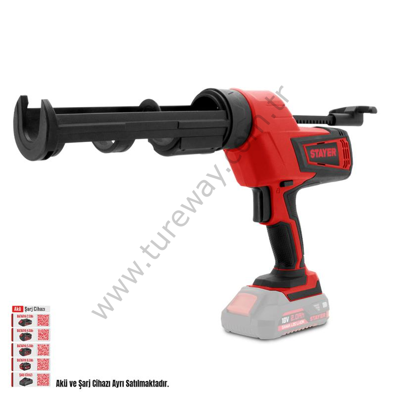AKÜLÜ SİLİKON TABACANASI 18V Lİ-İON 2.0AH/6.0AH