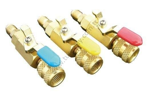 TECNOSYSTEMİ - 11132036 - KÜRESEL VANA 3'LÜ SET 1/4''