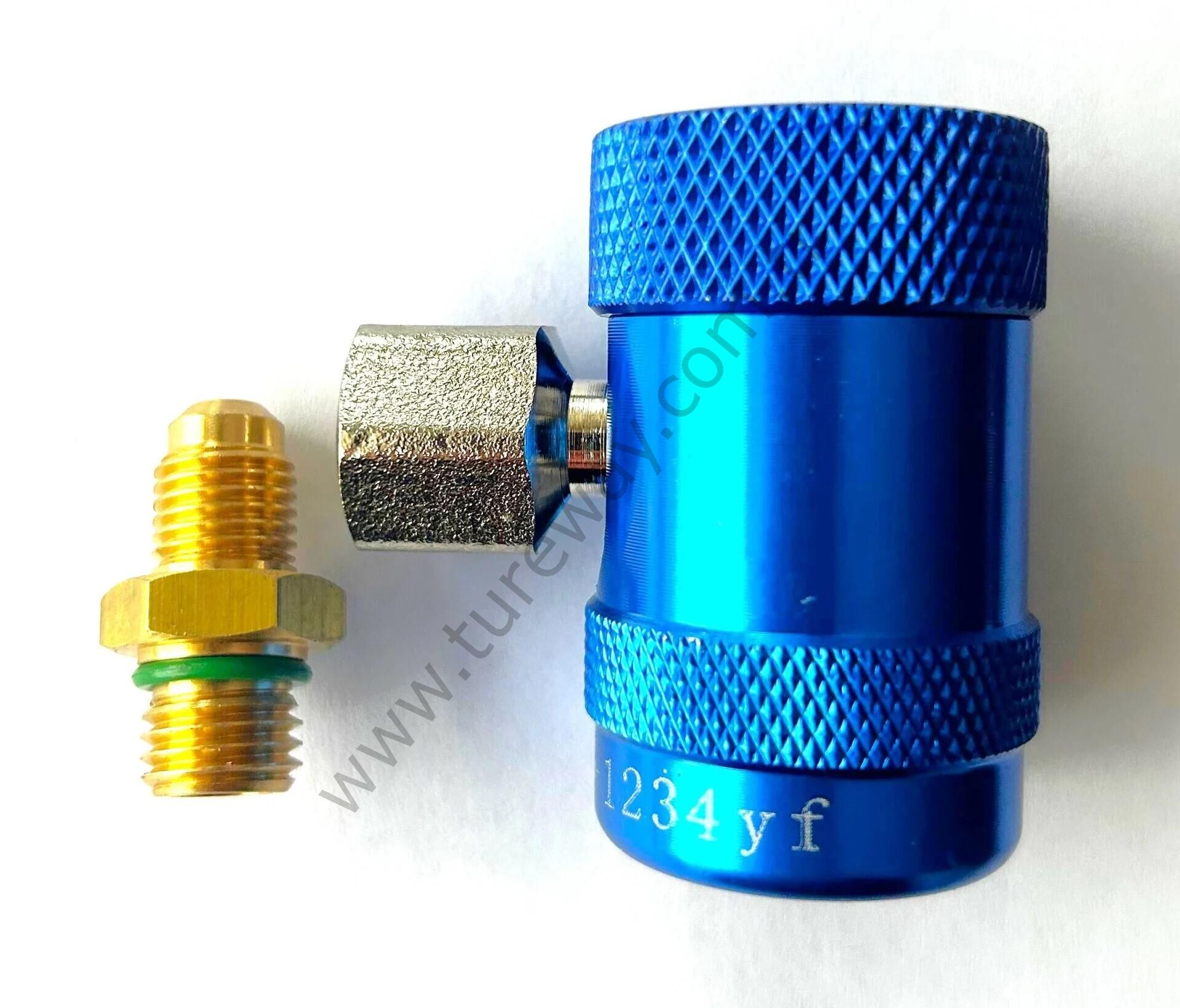 HONGSEN - HS-ML-1234 - R1234YF İÇİN ALÇAK BASINÇ ARAÇ KLİMA ŞARJ VANASI. M12*1.5-1/4 ADAPTÖRÜ İLE