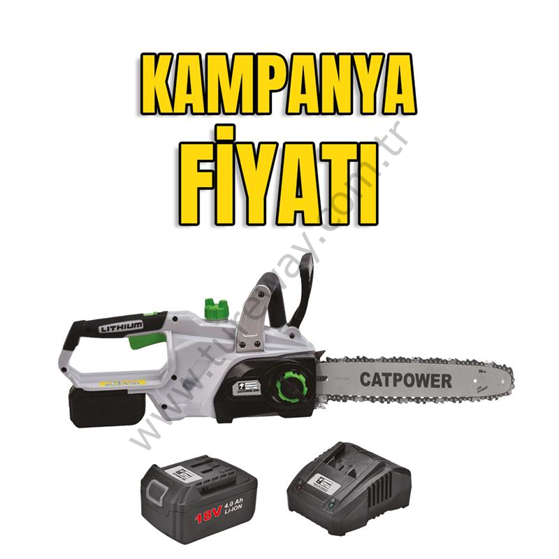 CATPOWER-2096 AKÜLÜ AĞAÇ KESME+4.0AH AKÜ+4.0AH ŞARJ ALETİ