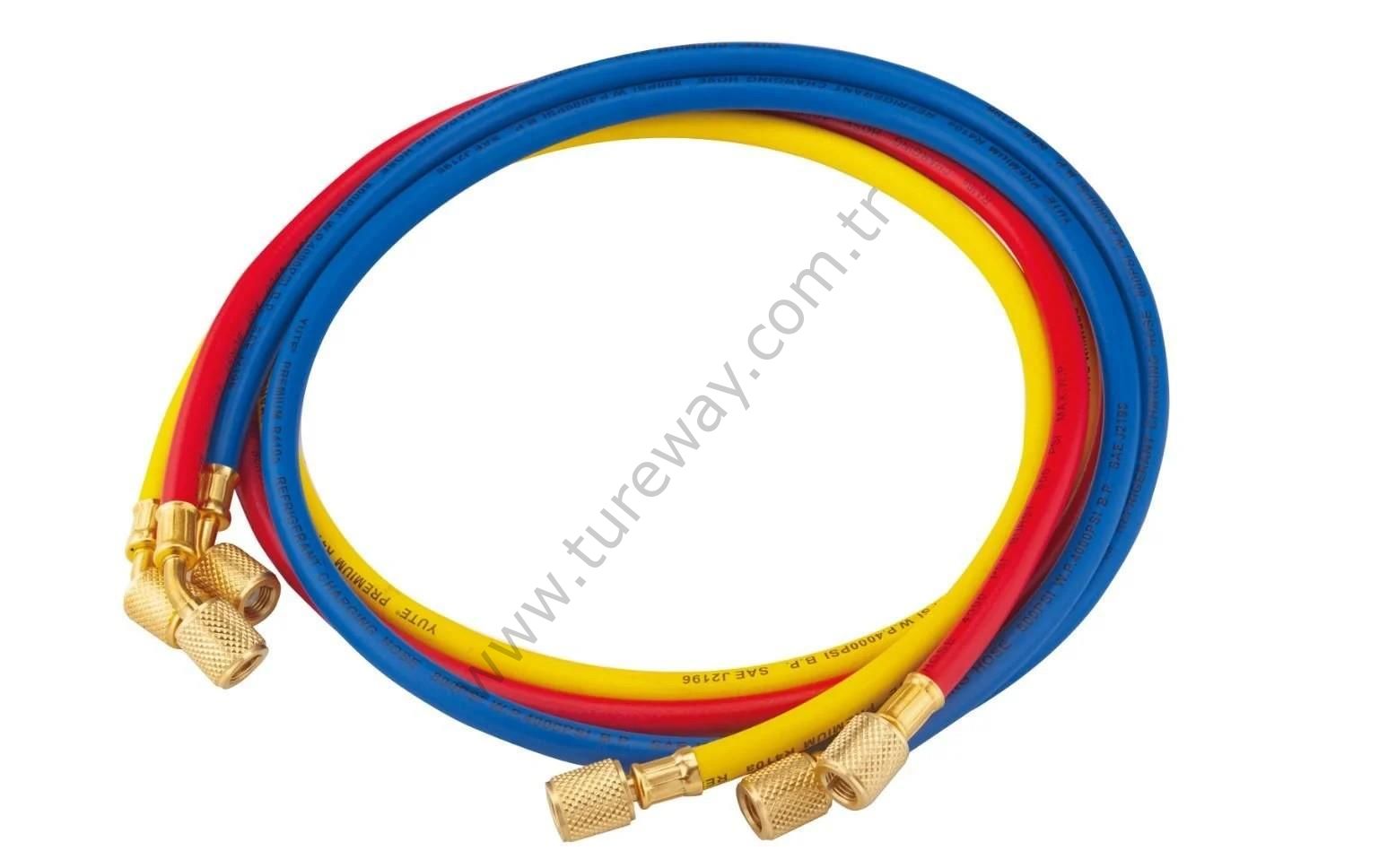WİPCOOL - MRH-1 - 3'LÜ R410 İÇİN (5/16) ŞARJ HORTUM SETİ. 150CM.