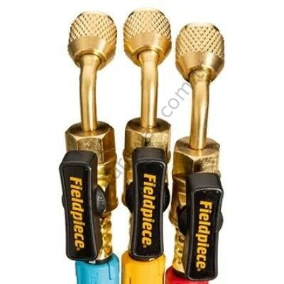 FİELDPİECE - HR3BM - KÜRESEL VANALI 3'LÜ HORTUM SETİ - R410 TİPİ