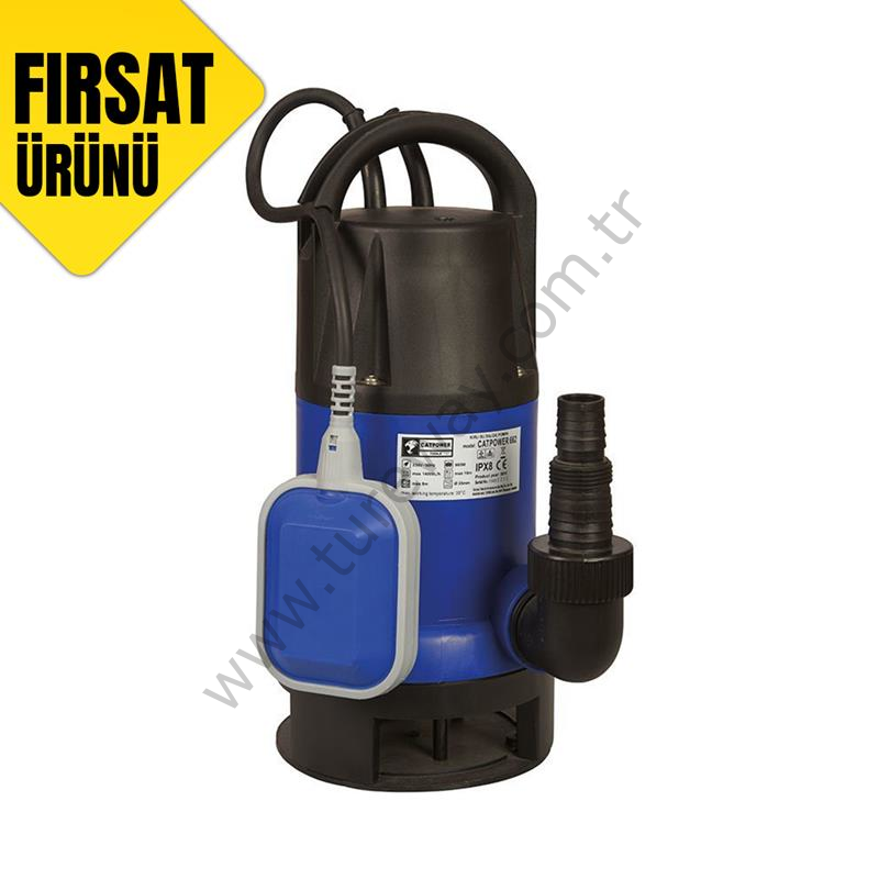 CATPOWER-662-KİRLİ SU DALGIÇ POMPA, 900 W.(KAMPANYA)