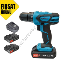 AKÜLÜ VİDALAMA10 MM 20V Lİ-İON 2.0AH /4.0AH (KAMPANYA)
