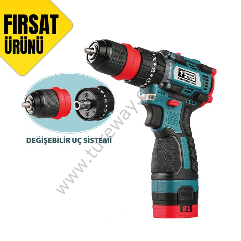 KÖMÜRSÜZ AKÜLÜ VİDALAMA 16V Lİ-İON 2.0AH(KAMPANYA)