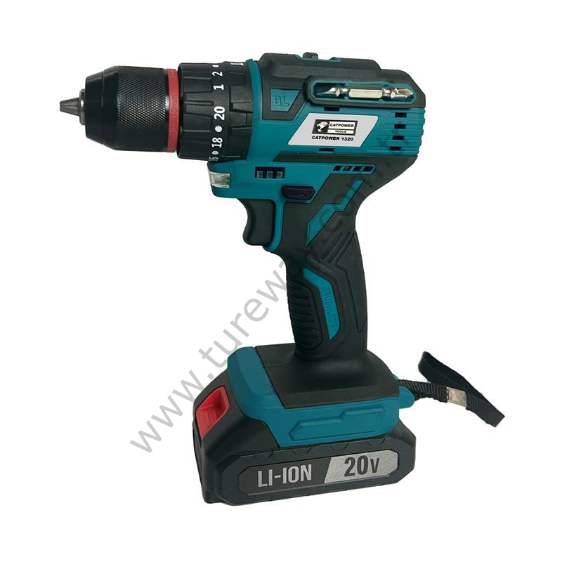 KÖMÜRSÜZ  DARBELİ AKÜLÜ VİDALAMA 10 MM 20V Lİ-İON 2.0 AH