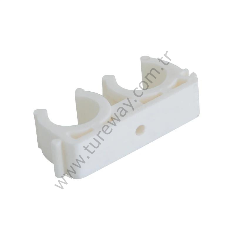 PPRC İKİZ KELEPÇE 32MM BEYAZ