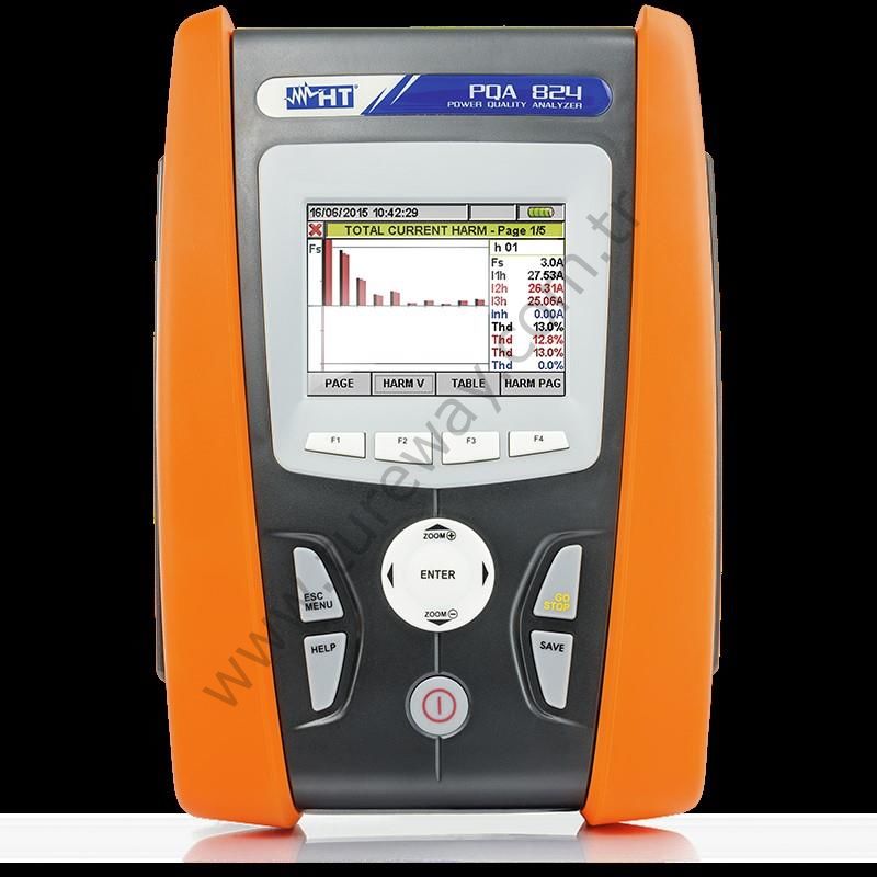 HT - PQA824 GÜÇ KALİTESİ VE ENERJİ ANALİZÖRÜ